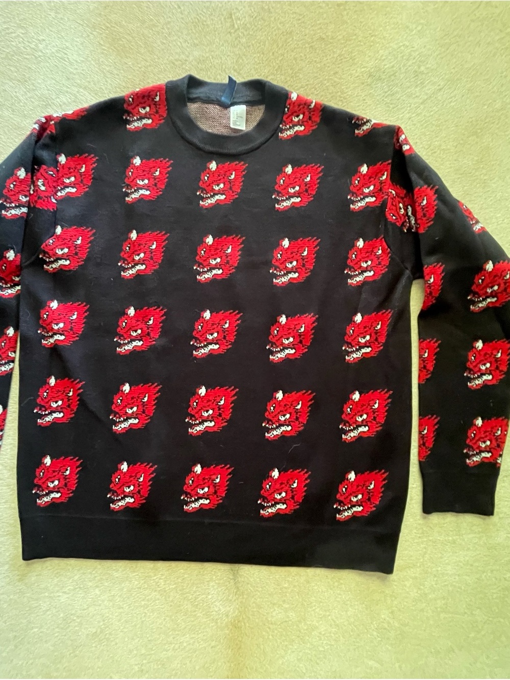Red Dragon Head Sweater